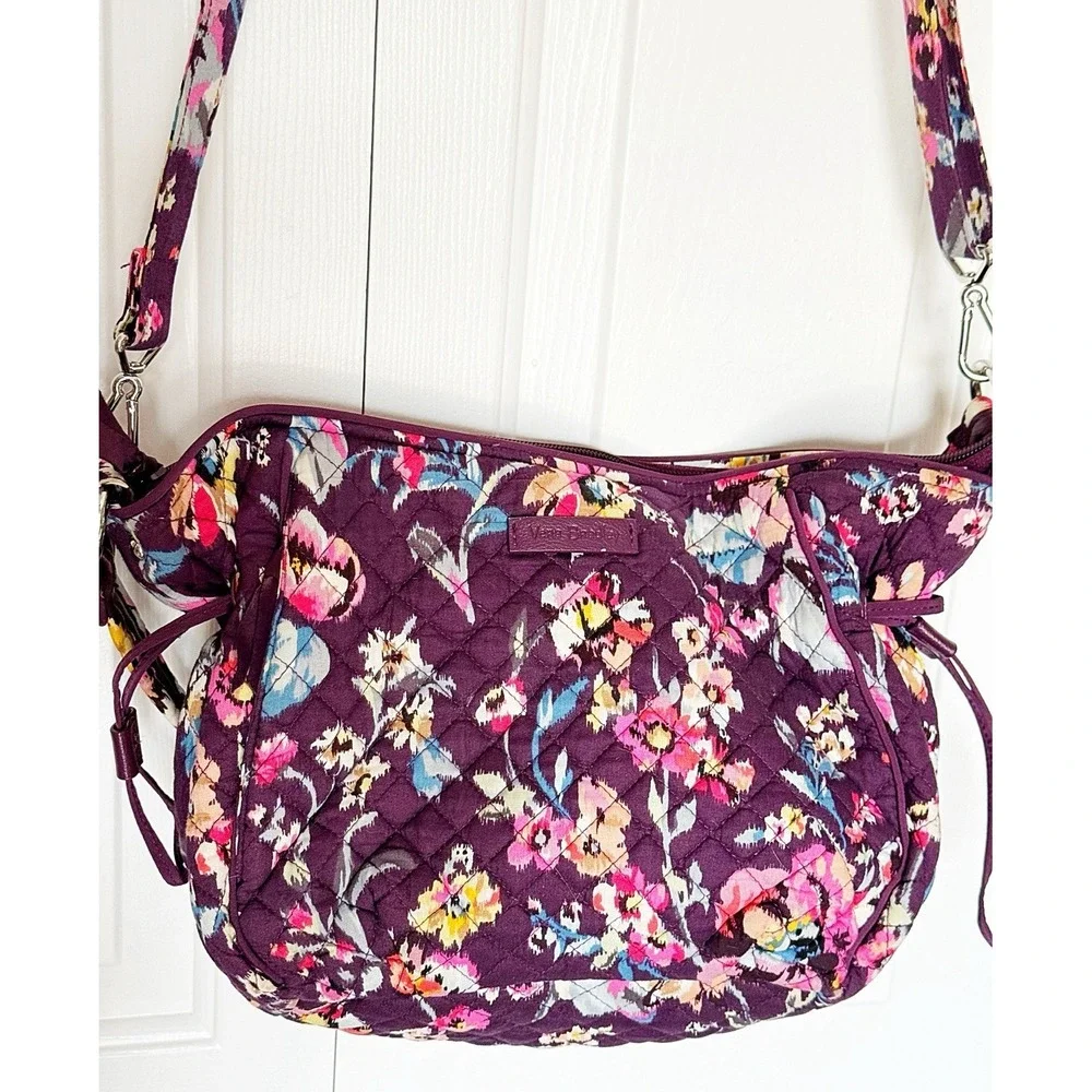 Vera Bradley Retired Indiana Rose Pattern Glenna Satchel 2019